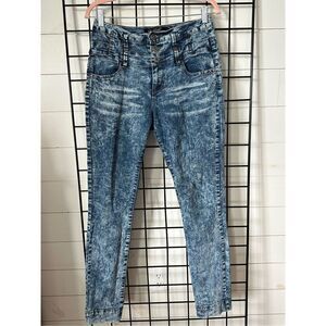 Sunrise Premium Collection Jeans Womens 11 x 32 High Waist Stone Wash 80s Vintag